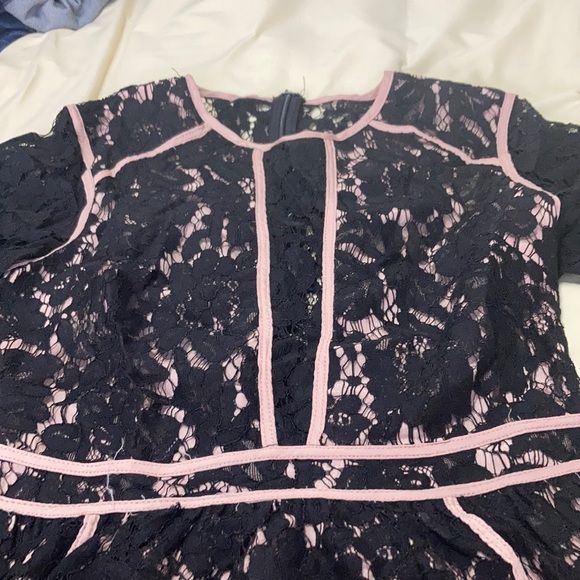 Black lace blouse - Picture 2 of 5